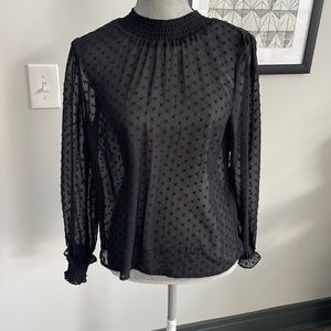 H&M Sheer Heart Top